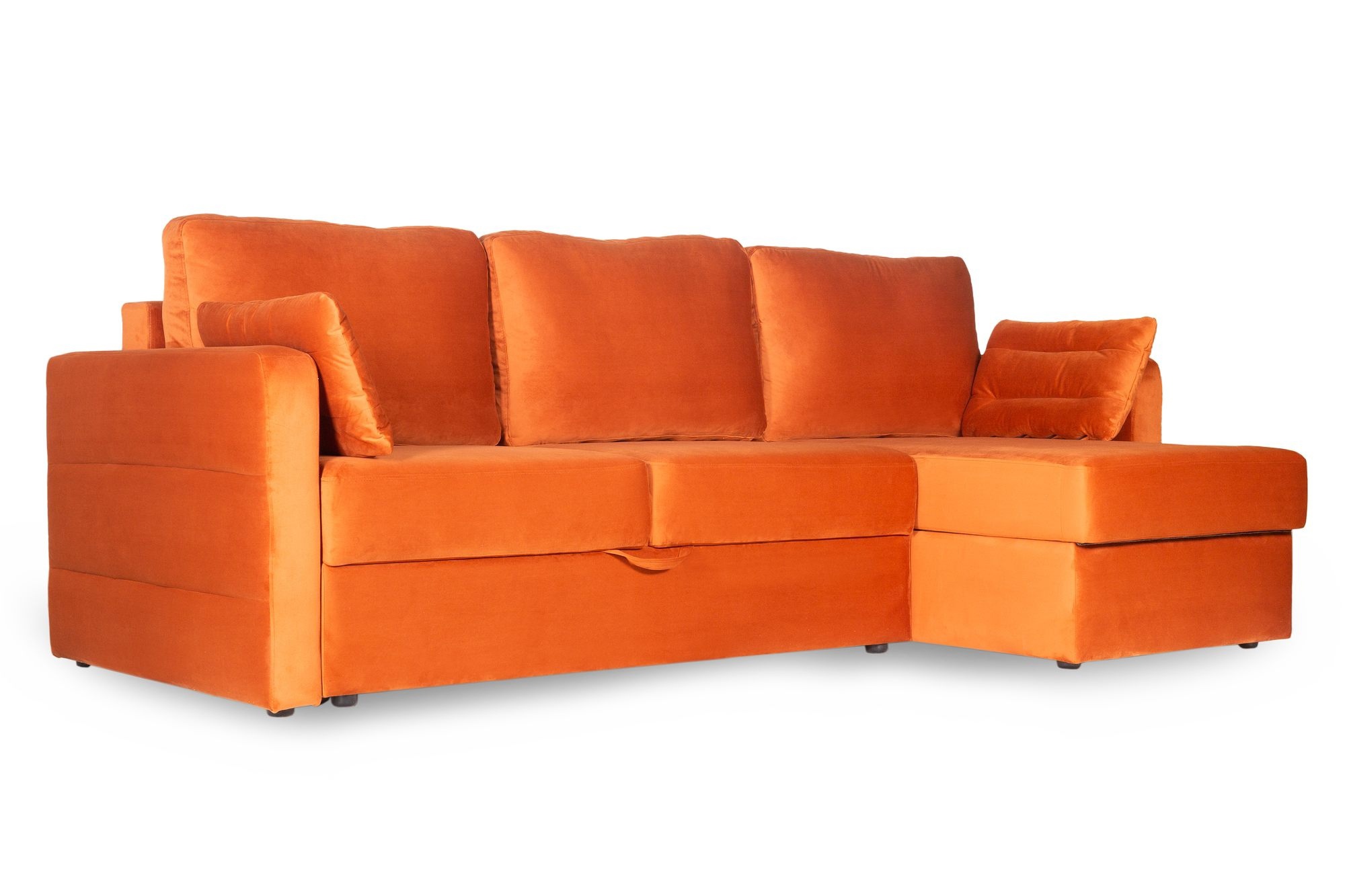 Угловой диван Ньютон NU1K0 Оранжевый